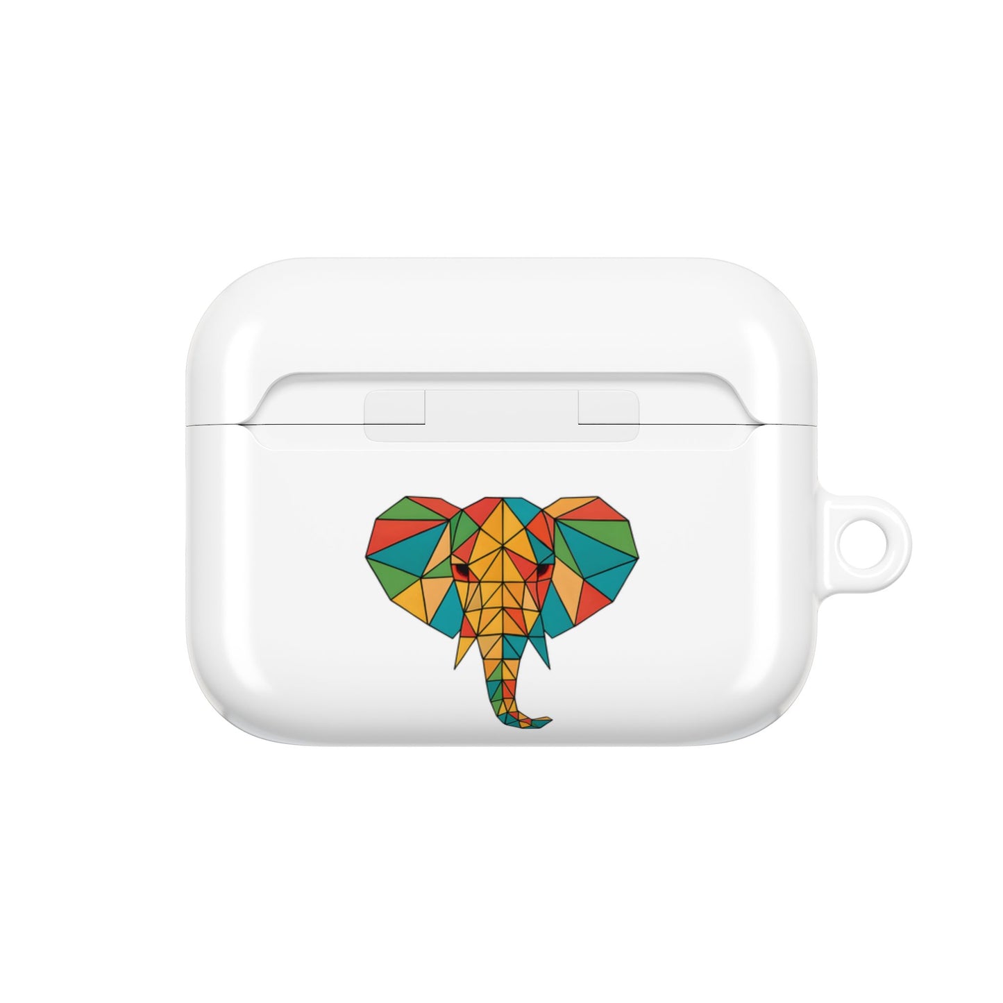 Elephant AirPods Case, AirPods Pro Gen 1 2 Case, AirPods Gen 1 2 3 Cover, Geometric Elephant