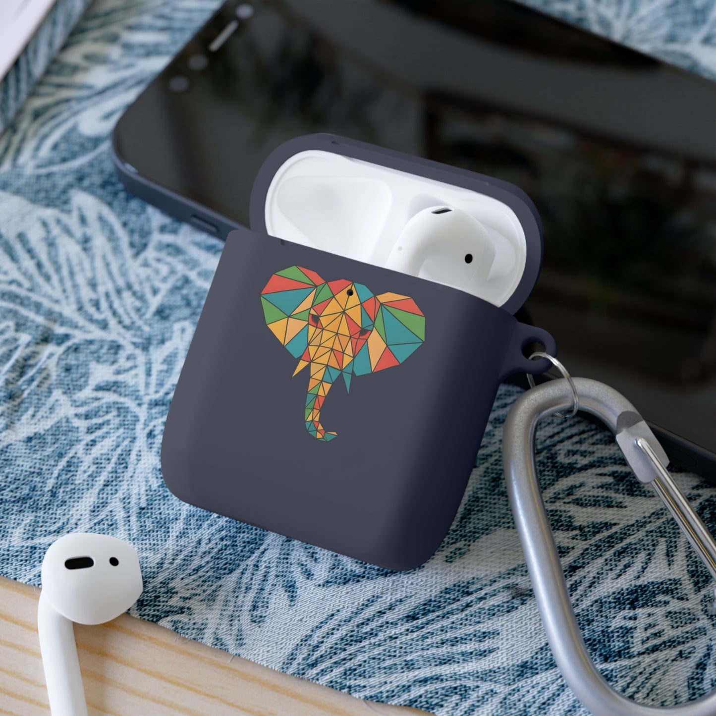 Elephant AirPods Case Cover, Stylish Accessory for Animal Lovers, Gift for Birthdays, Fun Tech Protector, Unique AirPods Holder