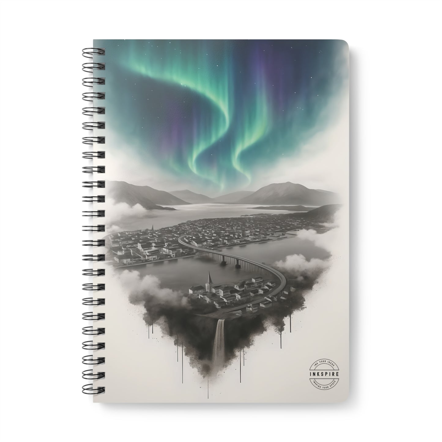 Tromsø Norway Notebook Northern Lights Aurora Borealis A5 Journal